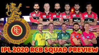 IPL 2020 : Royal Challengers Bangalore Squad Preview | Full Squad | Best Playing 11
