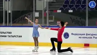 София Диана Касинс / Александр Брегей ПП Первенство России среди юношей и девушек (ст.вз) 2024