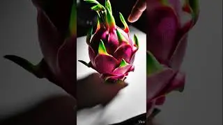 Dragon Fruit Dream: Watch My Drawing Evolve! 🐉🍓