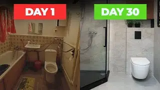 bathroom renovation like you've never seen before - BEFORE & AFTER