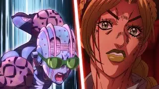 JoJo Stone Ocean - Jolyne VS Gwess