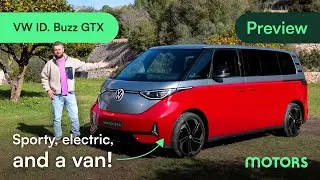 NEW 2024 Volkswagen ID. Buzz GTX Preview: Electric family bus upgraded!