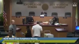Code Compliance Hearing - 12/05/18