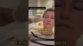 Adjusting dermal fillers post treatment with Santi London Aesthetic Doctors