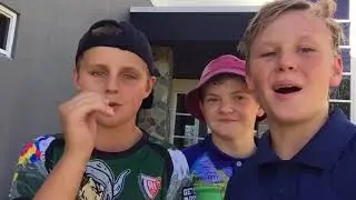 Cross bar challenge( loser drinks gross drink)