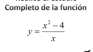 ESTUDIO COMPLETO de una función racional / Ejercicio Nº 1 / (Nivel: Complejo)