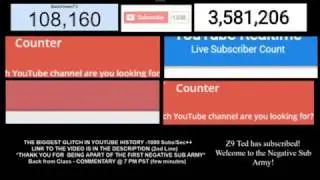 BlackScreenTV's Subscriber Count Live Video Crashed by Exceeded API Limit in livecounts.net