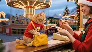 Too Cute! Supermom Cat & Kittens Go Seafood Shopping at the Market &mdash; Paws Full of Fish!