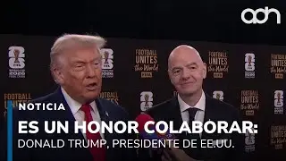Es un honor poder colaborar y tenemos un r&eacute;cord en la venta de boletos: Donald Trump