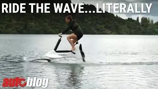 The aquatic hydrofoil bike