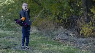 The Little Boy on Halloween