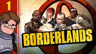 Let's Play Borderlands Co-op Part 1 - Multiplayer Gameplay with Wanderbot, BirdCatcher and Chelle