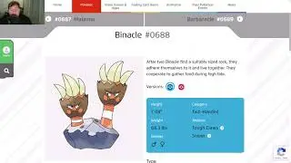 Pok&eacute;mon Year Cycle - Day 688: Binacle (Official Pok&eacute;dex)