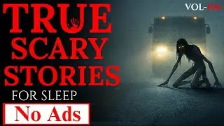 🔴 NO ADS 🔴  TRUE Scary Stories for Sleep   Rain Sounds   Vol  106  Black Screen   Scary Stories