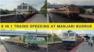 Trains Speeding On Pune - Daund Section :130 KMPH, Manjari Budruk, Indian Railway's