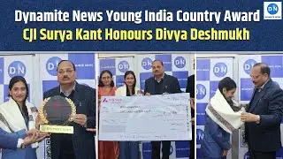 CJI Surya Kant honours Indian Chess Grandmaster Divya Deshmukh | Young India Country Awards