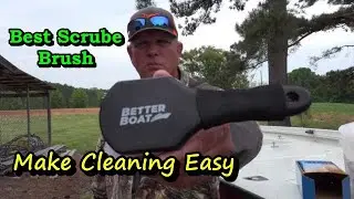 Best scrub brush for you can buy How to clean you boat fast and easy/Soft handle scrub brush