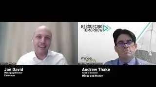 Mines and Money TV - Joe David, Managing Director of Elementos