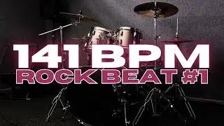 141 BPM - Rock Drum Beat - Loop 1