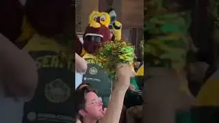 Seattle Storm fans celebrate Dominque Malonga as No. 2 pick in 2025 WNBA Draft