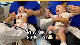 Doctor Distracts Baby During First Shots in Cutest Way