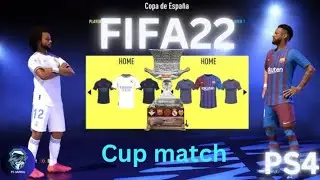 FIFA22 Gameplay ps4 | FCB Barcelona vs real Madrid | ps gaming |