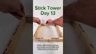Epic Stick Tower #StickTower #EpicBuild #YouTubeChallenge #CommentToJoin #asmr