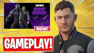 NEW EDDIE BROCK Skin Venom Bundle Gameplay In Fortnite