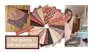 Drunkard&rsquo;s Path & Orange Peel | Greenhouse Quilt in Spiced Cider | AGF Studio | Connecting Threads