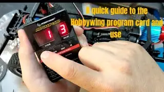 a quick guide to programming the hobbywing 1080 esc