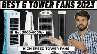 ✅Best 4 Tower Fan 2023⚡Best Tower fan under 5000⚡Best Tower Fans Deatiled Reveiw