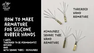 Hands Wire Armature for Stop Motion Puppet (for Sugru Moldable Silicone Putty)