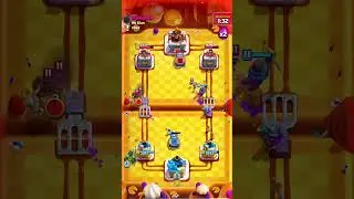 Servers will go down before she beats me #clashroyale #couplecomedy #clashhacks #clashquestgameplay