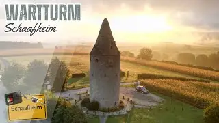 Wartturm | Schaafheim | Hessen | Drohne | GoPro | DJI | 2024 | Turm | Stein | Landschaft | Natur |