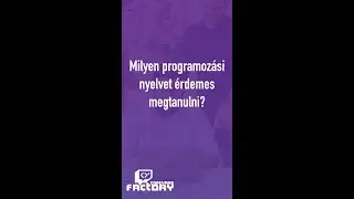 Milyen programoz&aacute;si nyelvet &eacute;rdemes megtanulni? 👨&zwj;💻 #programozas #szoftverfejlesztes