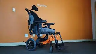 Demonstration of the narrow Fuze T50n tilt wheelchair