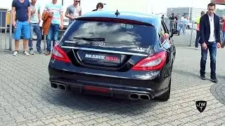 850HP(!) Mercedes-Benz BRABUS CLS 850 Shooting Brake 6.0 BiTurbo LOUD On Track Exhaust SOUNDS!