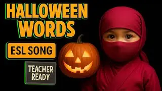 Halloween Words ESL Song &ndash; Teacher-Ready Classroom Tool | Pink Ninja Halloween