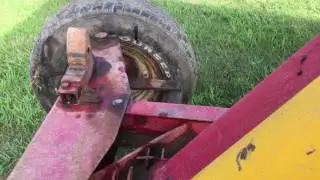 John Deere Model D100 Heavy Duty Tractor Trader Wagon w/Hoist, McCormick Running Gear
