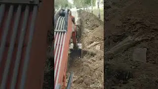 работа на мини экскаваторе. O&K. 1.15 .,@ мини экскаватор