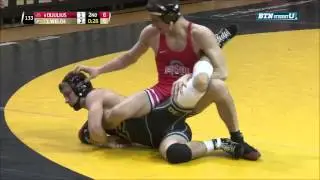 Ohio State at Purdue Wrestling: 133 Pounds - DiJulius vs. L. Welch