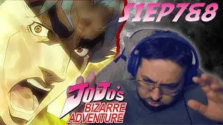 FIRST TIME WATCHING JoJo's Bizarre Adventure !! (1x7&8 REACTION)