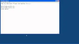 How to Declare Float Variables in C