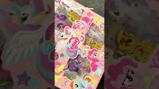 Unboxing My Little Pony Stickers P1 - Short | Toy Unboxing Asmr