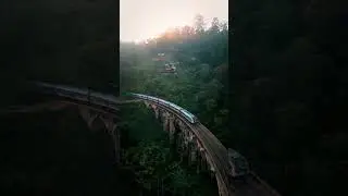 train drone view #train #travel #nature