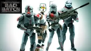 Star Wars The Black Series:  THE BAD BATCH (Hunter, Tech, Crosshair & Wrecker)
