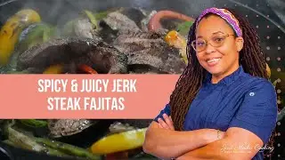 Jerk Steak Fajitas Recipe | Cast Iron Cooking Tutorial
