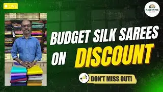15 минут в прямом эфире с Hayagrivas Silk House &mdash; бюджетные шелковые сари со скидкой #discountsar...