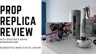 10th Doctor's Sonic Screwdriver S4 Cream Variant by Rubbertoe Replicas | Review