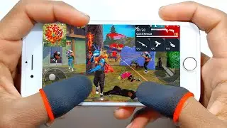 Iphone 6 Free Fire Gameplay test full max settings HUD+DPI+ MACRO 1 gb ram🤯 26kill 